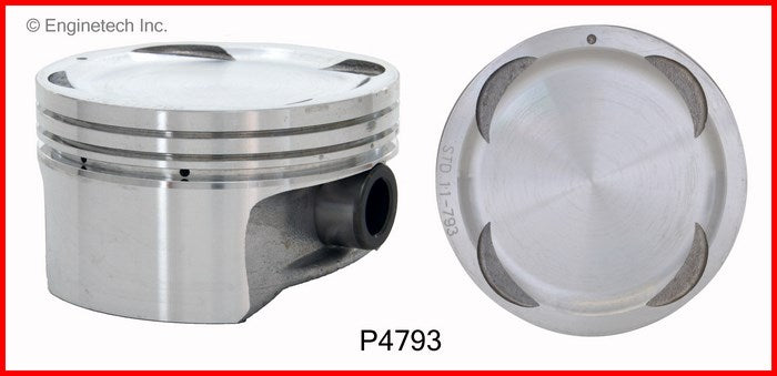 Enginetech P4793(6).50 Engine Piston Set Without Rings for Isuzu Models