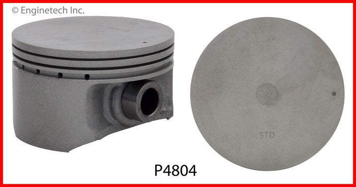 Enginetech P4804(4)STD Engine Piston Set Without Rings for Chrysler, Dodge, Mitsubishi Models