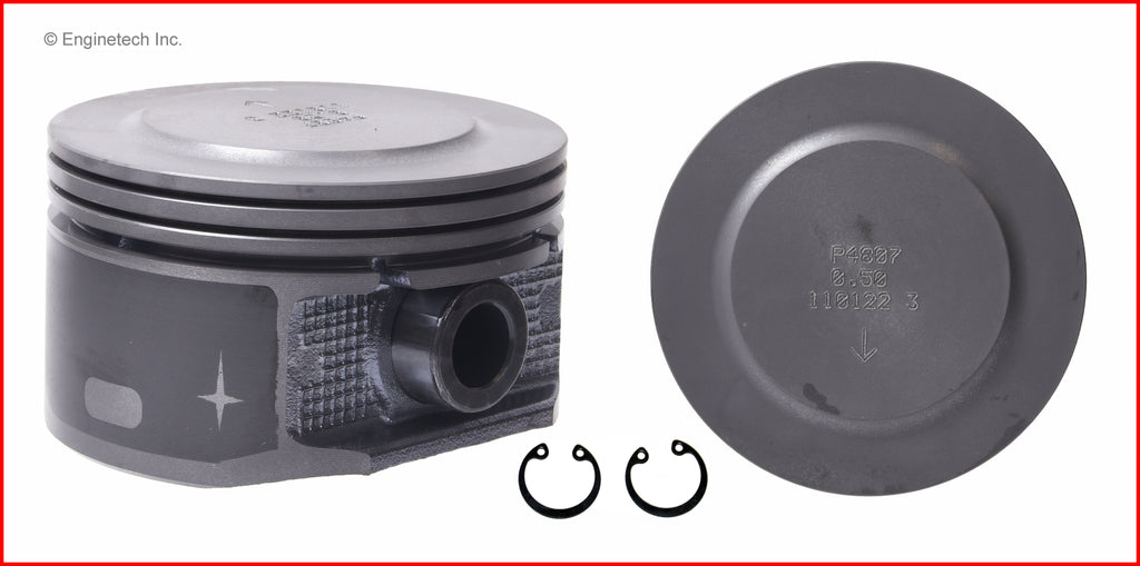 Enginetech P4807(1)STD Single Piston for Jeep and Dodge Engines