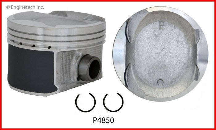 Enginetech P4850(4)STD Engine Piston Set Without Rings for Toyota RAV4 (2001-2003)