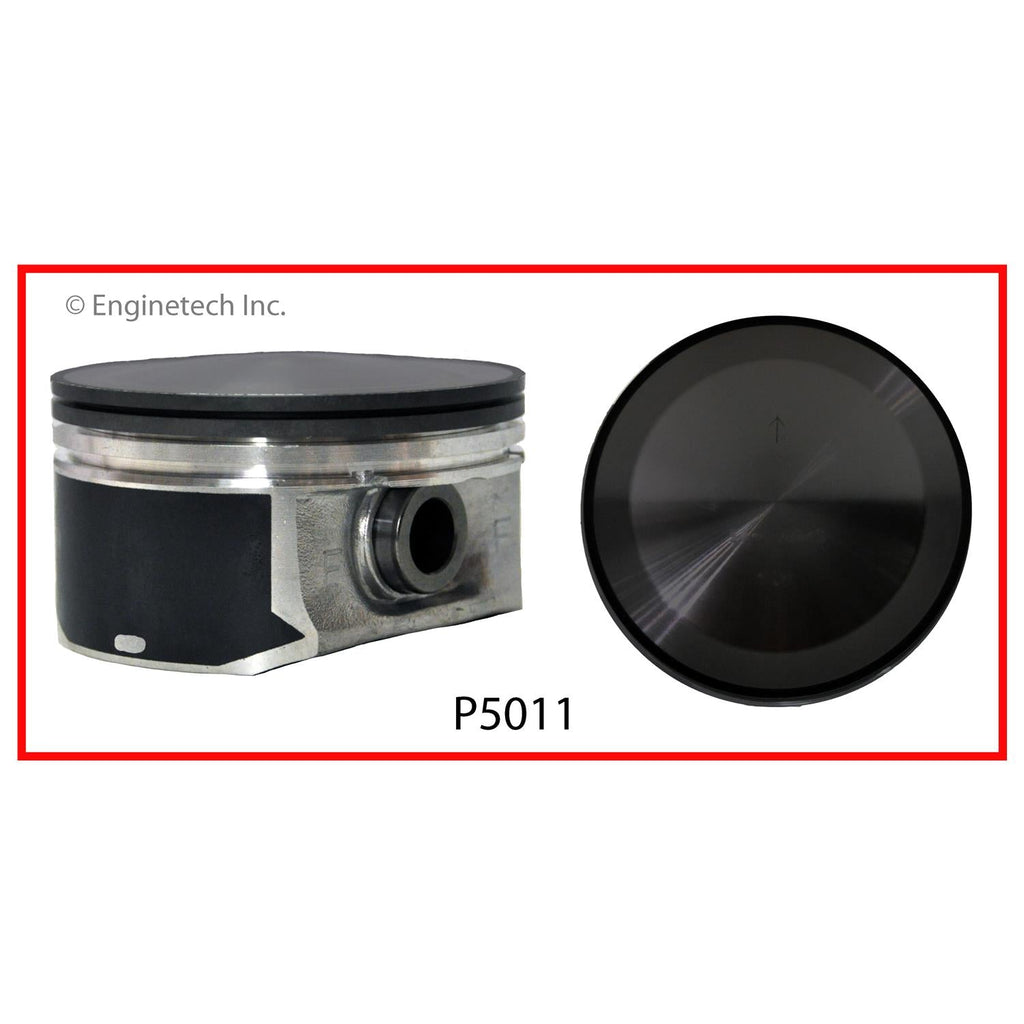 Enginetech P5011(8).50 Engine Piston Set Without Rings for Dodge and Chrysler 2004-2005 Models