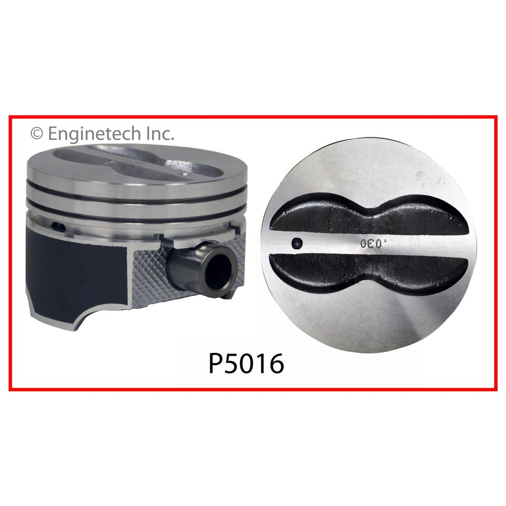 Enginetech P5016(1)060 Single Piston Without Rings for Classic Chevrolet and Buick Engines