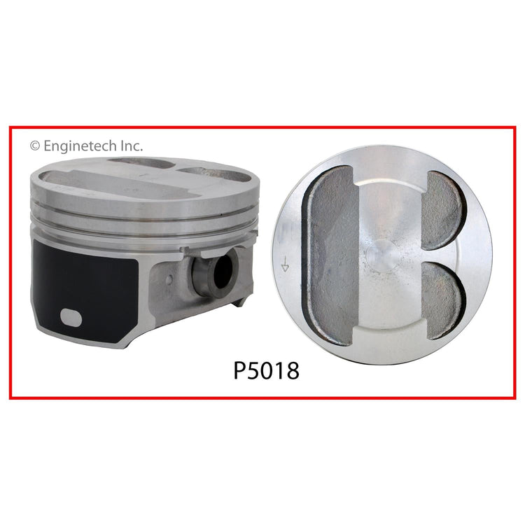 Enginetech P5018(1)STD Engine Single Piston Without Rings for Ford and Mazda Vehicles