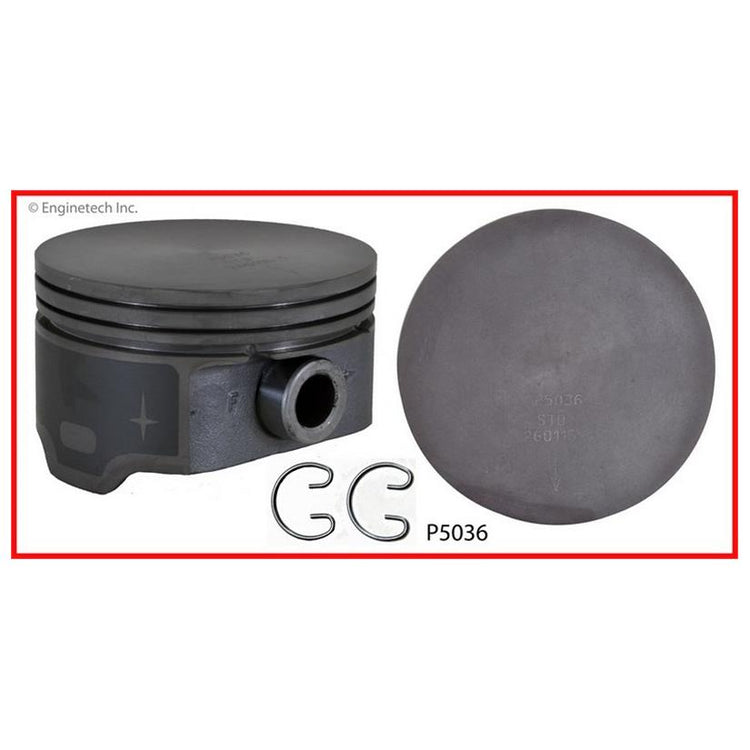 Enginetech P5036(8)STD Engine Piston Set Without Rings for GMC and Chevrolet SUVs