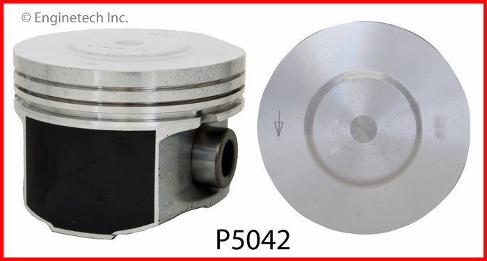 Enginetech P5042(6).75 Engine Piston Set Without Rings for Mazda and Ford Vehicles