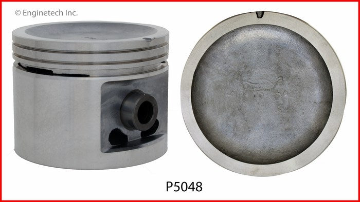 Enginetech P5048(8)030 Engine Piston Set Without Rings for Buick Models