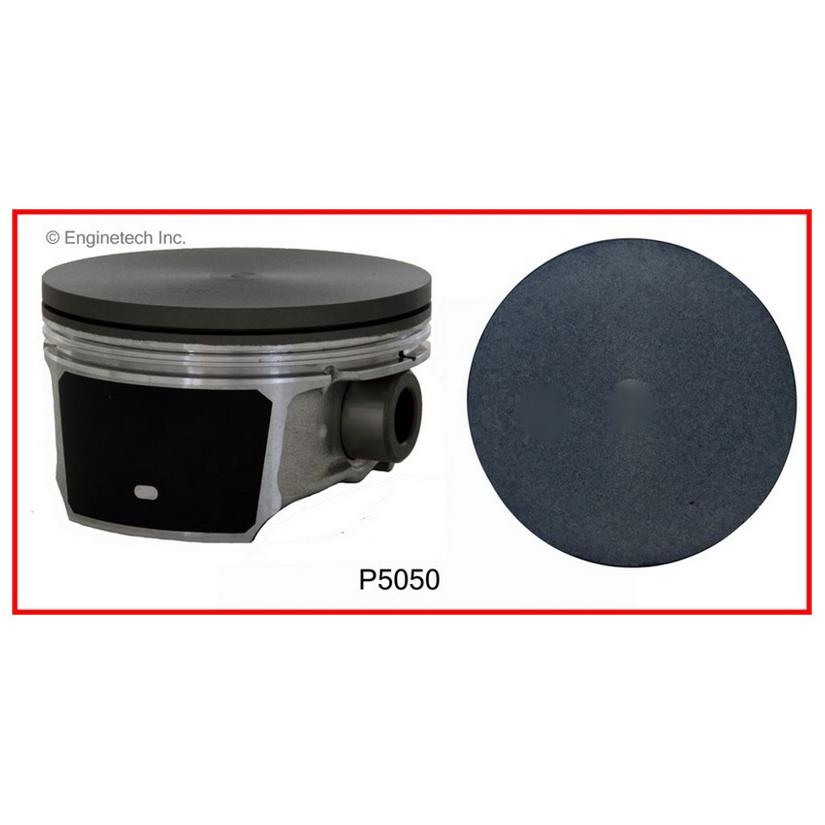 Enginetech P5050(4).50 Engine Piston Set Without Rings for 2005-2008 Ford Escape & Mercury Mariner