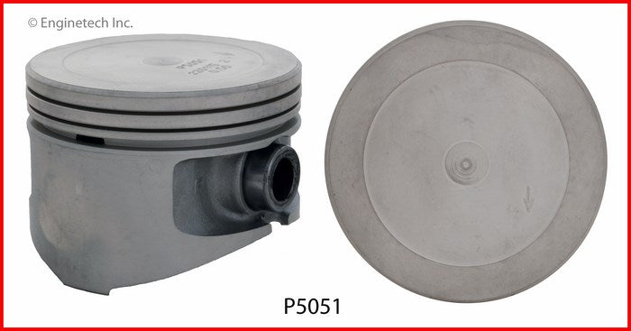 Enginetech P5051(4).50 Engine Piston Set Without Rings for Dodge Neon and Chrysler Cirrus