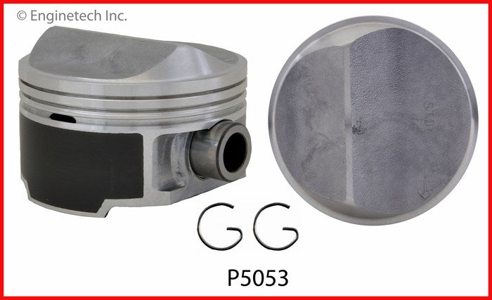 Enginetech P5053(4).75 Engine Piston Set Without Rings for Chrysler and Dodge Vehicles