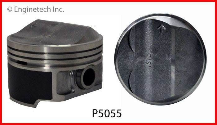 Enginetech P5055(4).75 Engine Piston Set Without Rings for Chrysler and Dodge Vehicles