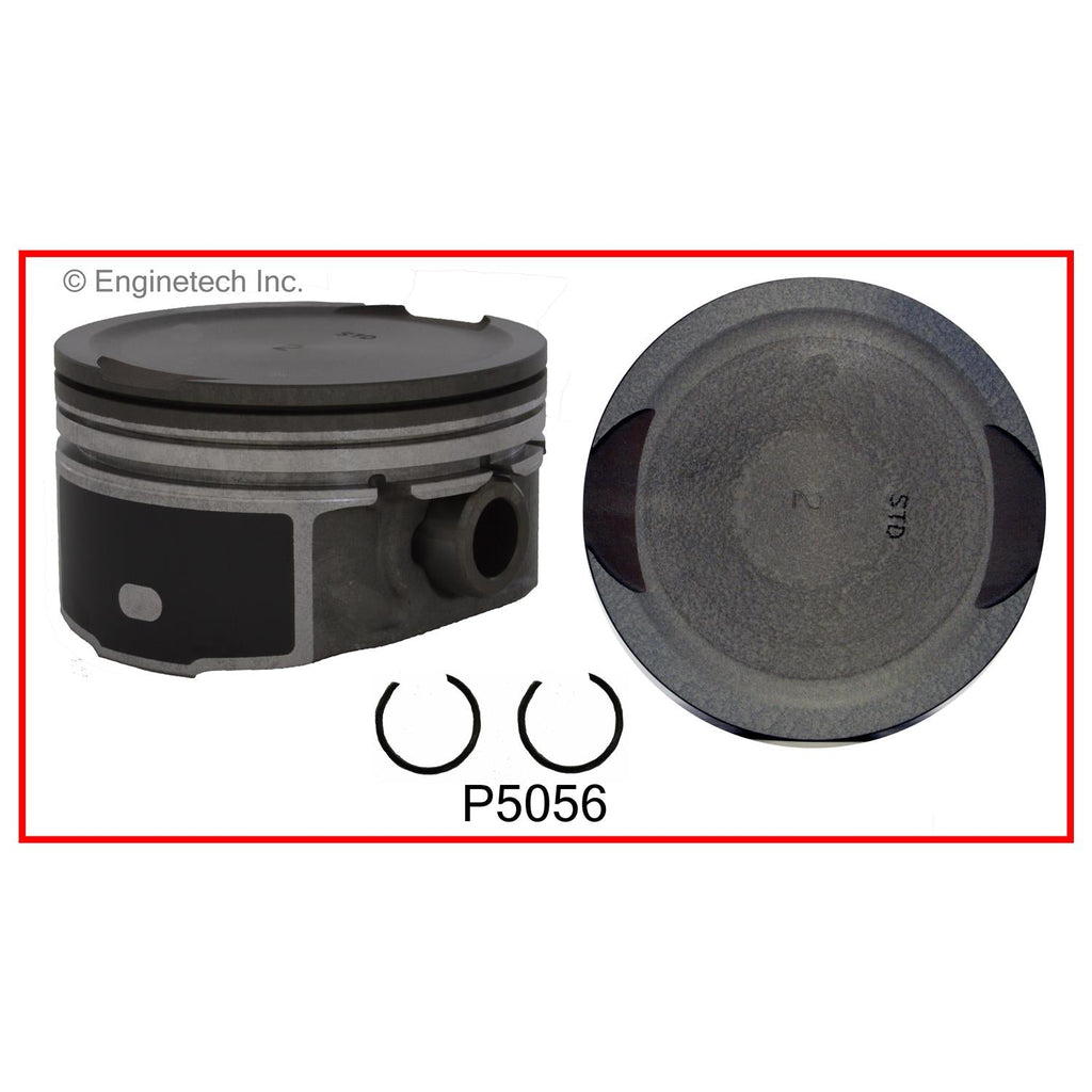 Enginetech P5056(8)STD Engine Piston Set Without Rings for Ford and Mercury Vehicles