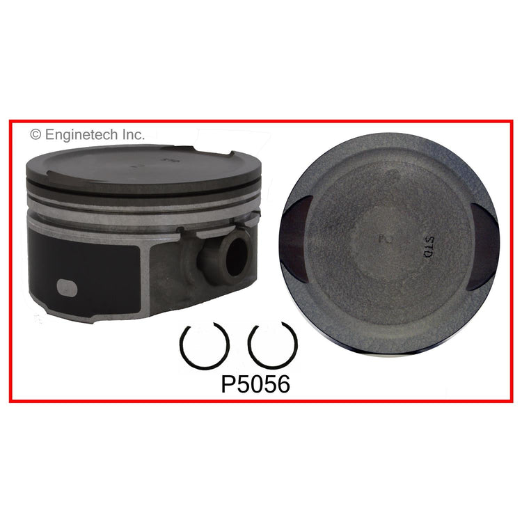 Enginetech P5056(8)STD Engine Piston Set Without Rings for Ford and Mercury Vehicles