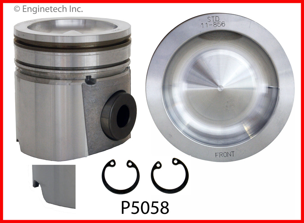 Enginetech P5058(1)STD Single Piston for Dodge Ram 2500 & 3500 (2004-2009)