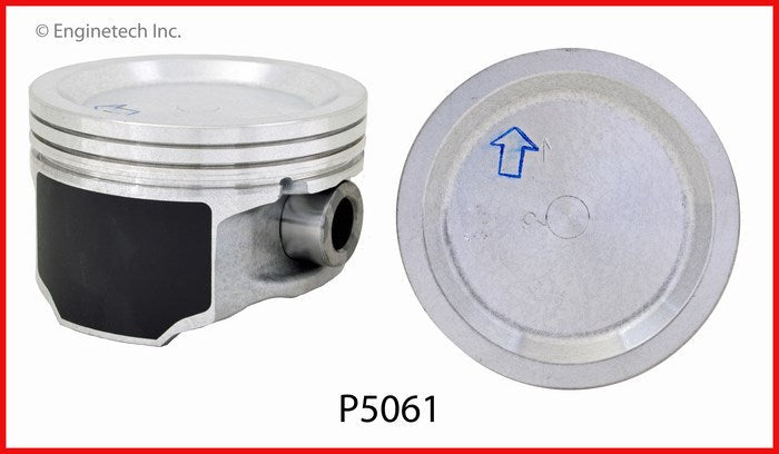 Enginetech P5061(6)STD Engine Piston Set Without Rings for Chevrolet Malibu and More