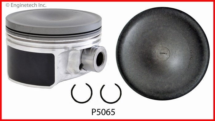 Enginetech P5065(4).50 Engine Piston Set Without Rings for Saturn Ion and Chevrolet Cobalt