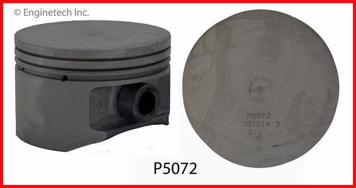 Enginetech P5072(6)STD Engine Piston Set Without Rings for Ford Explorer, Mazda B4000, Mercury Mountaineer, and Ford Ranger
