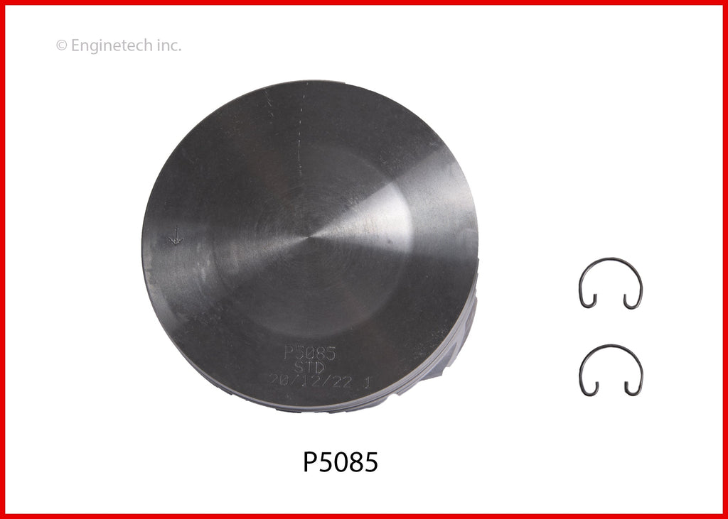 Enginetech P5085(1)STD Single Piston for Chrysler and Dodge Vehicles
