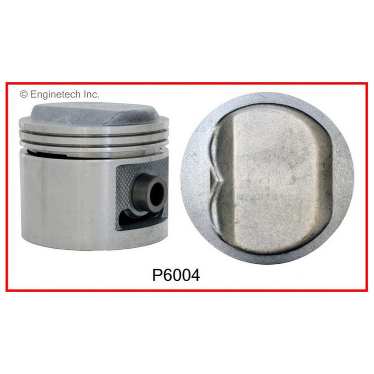 Enginetech P6004(8)030 Engine Piston Set Without Rings for Buick Models