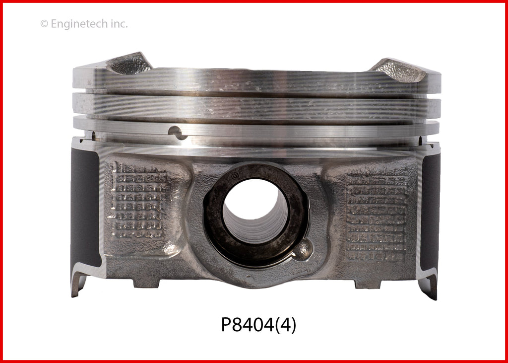 Enginetech P8404(4)STD Engine Piston Set Without Rings for Subaru XV Crosstrek (2013-2015)
