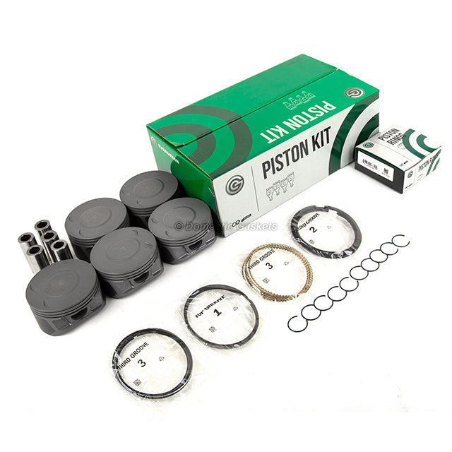 Pistons and Rings fit 07-12 Chevrolet 3.7L L5 DOHC 20v