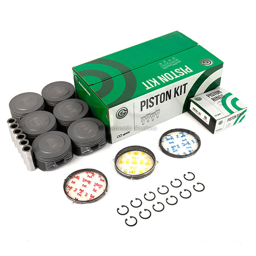 Pistons and Rings fit 02-05 Buick 4.2L L6 DOHC 24v LL8