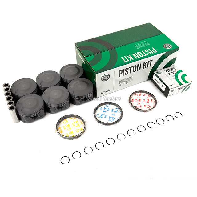 Pistons and Rings fit 06-09 Buick 4.2L L6 DOHC 24v LL8