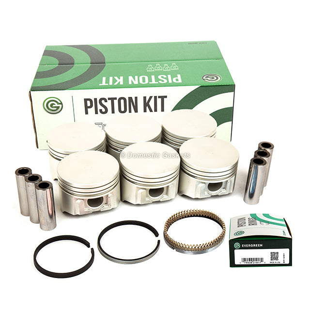 Pistons Bearings Rings Fit 86-01 Ford Mercury Mazda 3.0L OHV