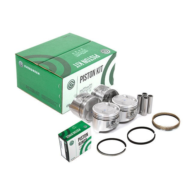 Pistons Bearings Rings Fit 85-87 Toyota Corolla GTX FX MR2 1.6L DOHC 4AGEC