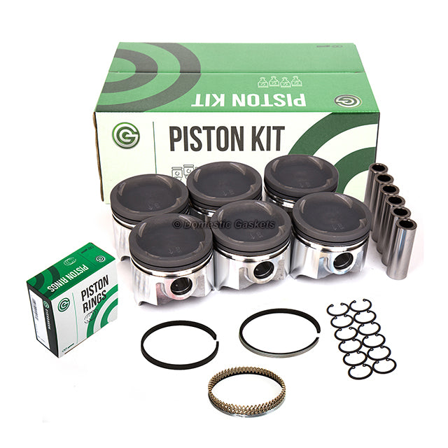 Pistons Bearings Rings Fit 87-92 Toyota Supra Turbo 3.0L DOHC 7MGTE
