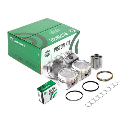 Pistons Bearings Rings Fit 98-08 Toyota Corolla Celica MR2 Matrix 1.8L 1ZZFE