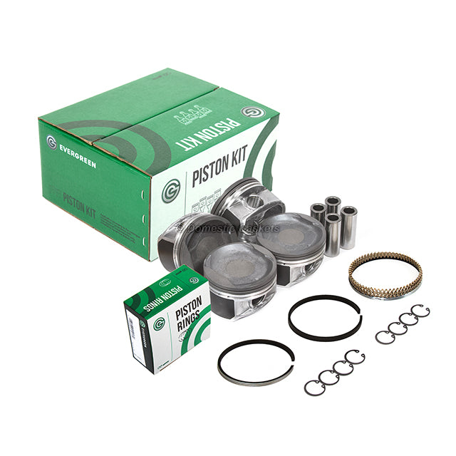 Pistons Bearings Rings Fit 02-06 Toyota Camry RAV4 Scion TC 2.4L DOHC 2AZFE