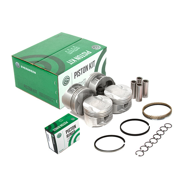 Pistons Bearings Rings Fit 00-06 Toyota Corolla Celica Pontiac Vibe 1.8L