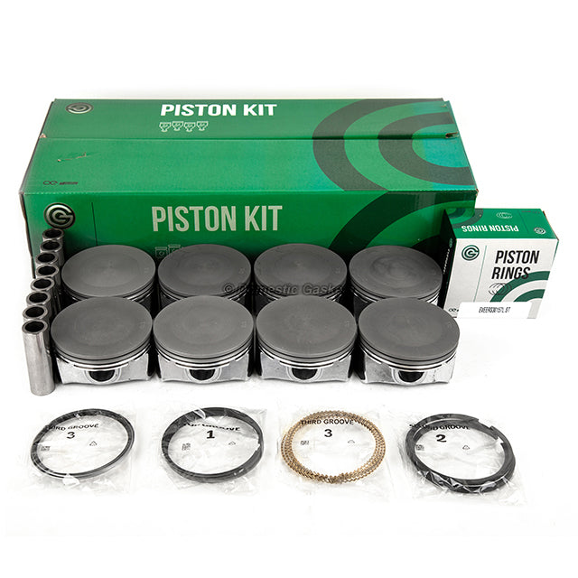 Pistons Bearings Rings Fit 09-16 Chrysler Aspen Dodge 1500 2500 Jeep Ram 5.7L HEMI