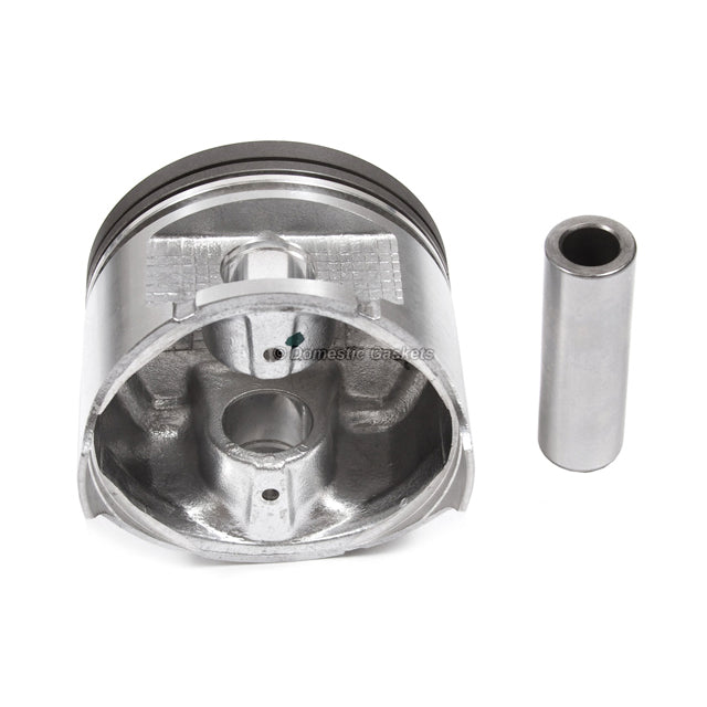 Pistons Bearings Rings Fit 89-92 Nissan Stanza Axxess 2.4L SOHC KA24E