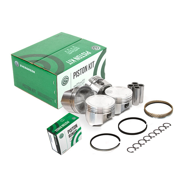 Pistons Bearings Rings Fit 91-99 Nissan Sentra NX  Infiniti G20 2.0 SR20DE