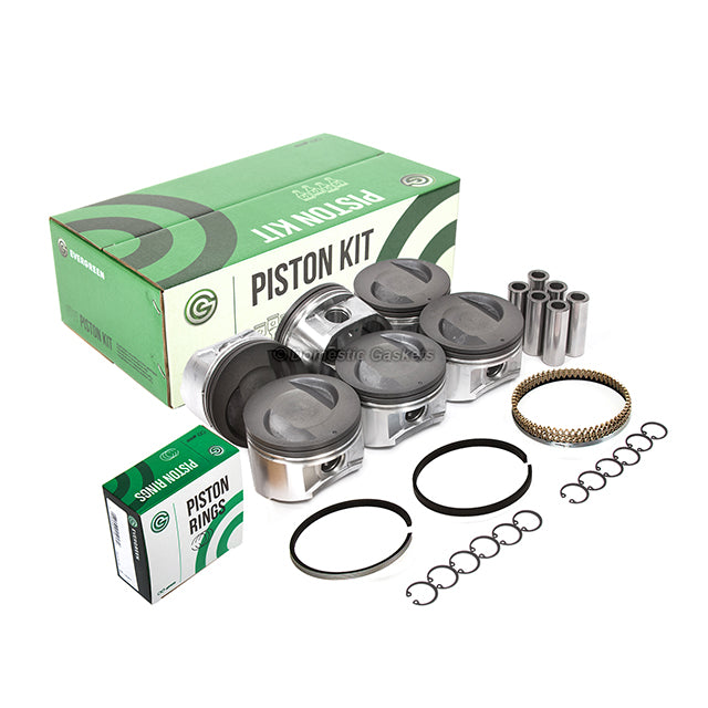 Full Gasket Set Bearings Pistons Fit 96-04 Infiniti Nissan 3.3 SOHC VG33E