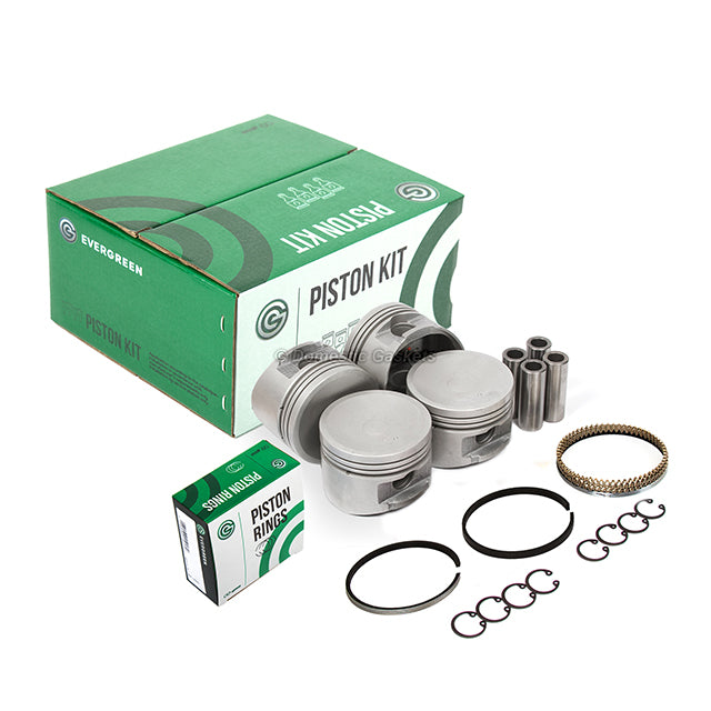 Pistons Bearings Rings Fit 91-99 Nissan Sentra 200SX NX 1.6L DOHC GA16DE