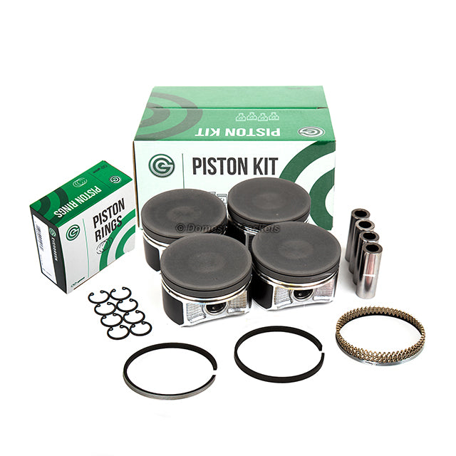 Pistons Bearings Rings Fit 02-06 Nissan Altima Sentra 2.5L DOHC QR25DE