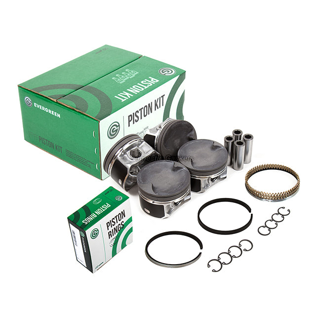 Pistons Bearings Rings Fit 05-14 Suzuki Equator Nissan Frontier 2.5L QR25DE