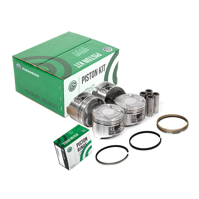 Pistons Bearings Rings Fit 90-01 Acura Integra GS LS RS 1.8 DOHC B18A1 B18B1