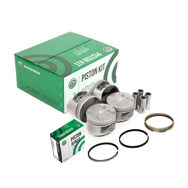 Pistons Bearings Rings Fit 93-96 Honda Prelude 2.2L VTEC DOHC  H22A1