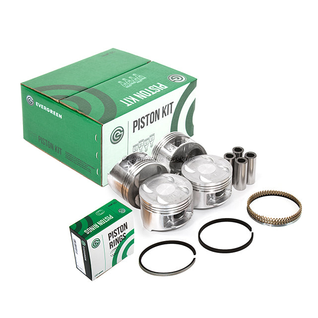 Pistons Bearings Rings Fit 99-01 Honda CR-V 2.0L DOHC B20Z2