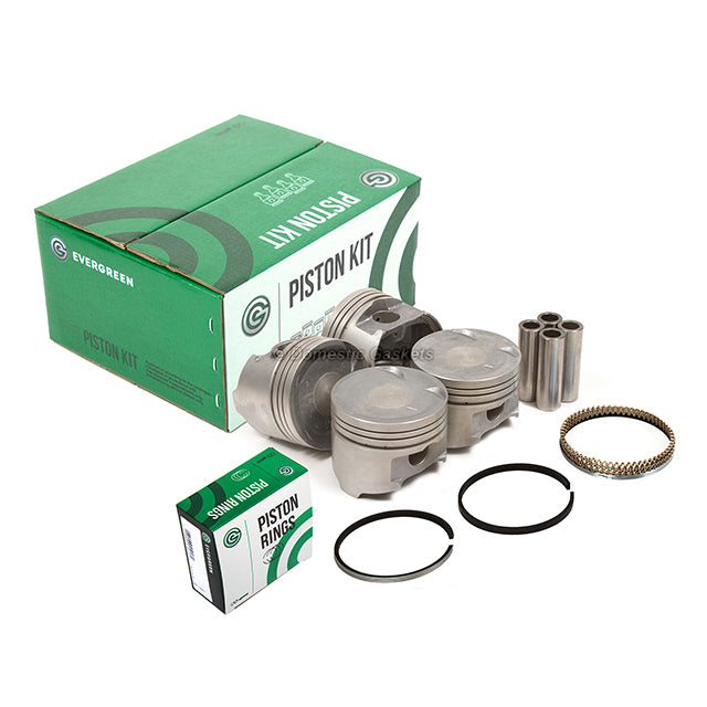 Pistons Bearings Rings Fit 93-94 Mitsubishi Eagle Plymouth Non-Turbo 2.0 4G63