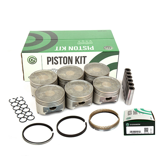 Pistons Bearings Rings Fit 94-96 Mitsubishi Montero 3.5L DOHC 6G74