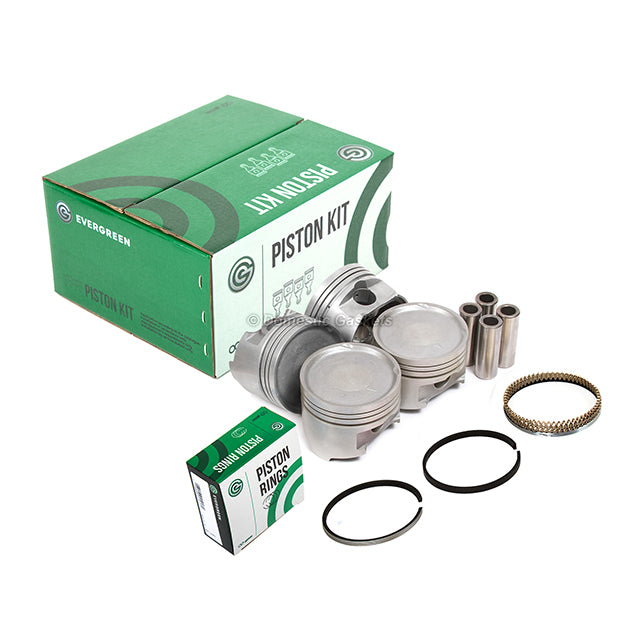 Pistons Bearings Rings Fit 97-99 Mitsubishi Eclipse Galant 2.4L SOHC 4G64