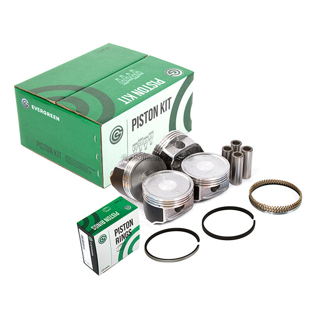 Pistons Bearings Rings Fit 04-11 Mitsubishi Eclipse Outlander Lancer 2.4 4G69