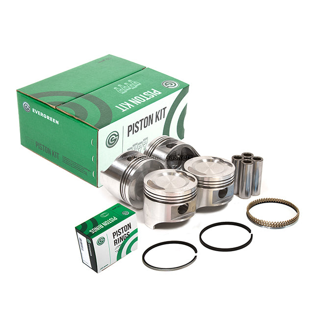 Pistons Bearings Rings Fit 83-87 Mazda B2000 Kia Sportage 2.0L FE FE-T FEH5