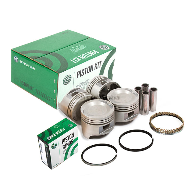 Pistons Bearings Rings Fit 87-93 Mazda B2200 2.2L SOHC F2 F2G