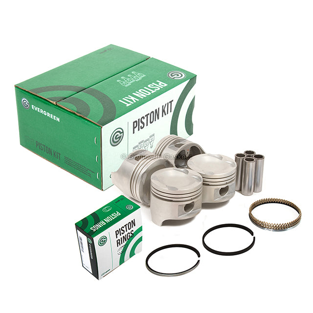 Pistons Bearings Rings Fit 88-92 Mazda 626 MX6 Ford Probe 2.2L SOHC F2