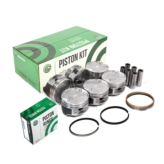 Pistons Bearings Rings Fit 93-02 Mazda 626 Millenia Ford Probe 2.5L DOHC KL